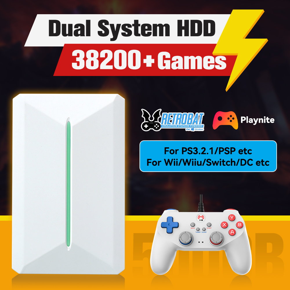 Retro Gaming N64 - Sistem Retrobat & Playnite HDD konsol