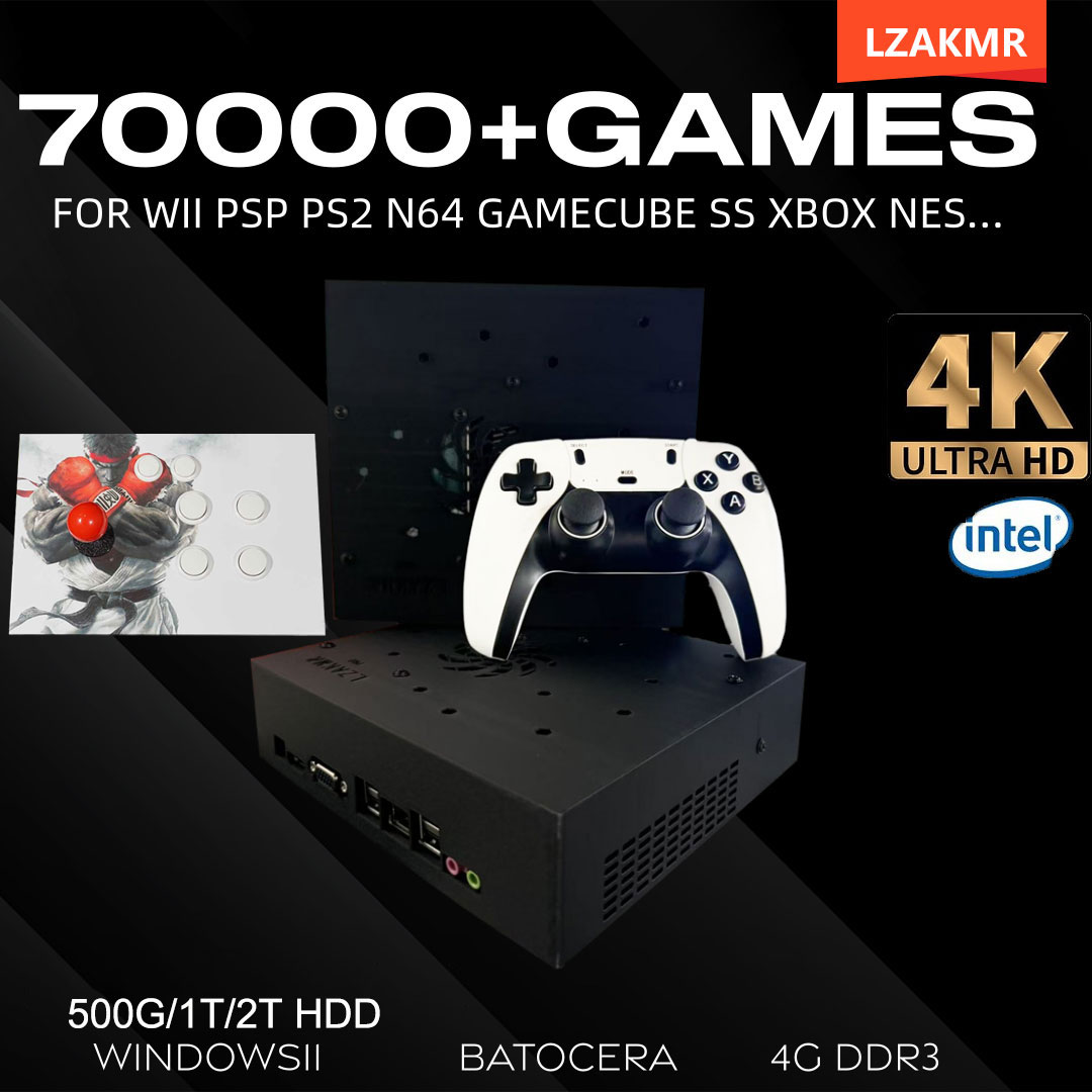 Retro Gaming N64 - Konsol Game Retro 70000+ Game 2TB