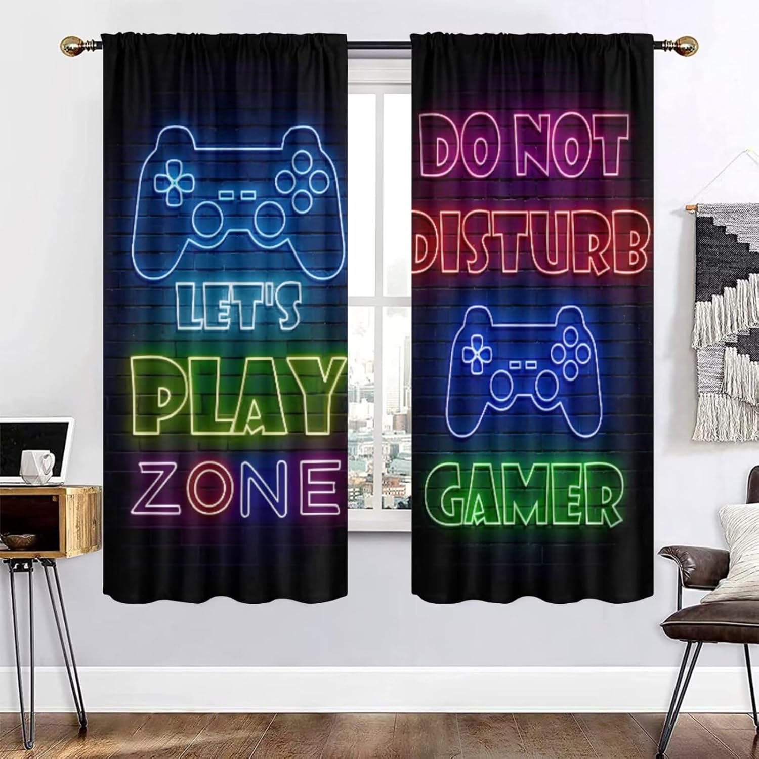 Tirai Gaming Gamer, Tirai Blac - Retro Gaming Youtube ulasan dan harga