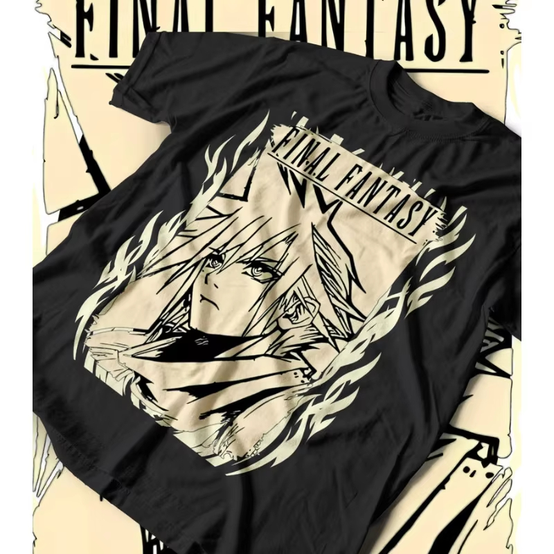 Kaos Final Fantasy VII Rebirth - Retro Gaming T Shirt ulasan dan harga